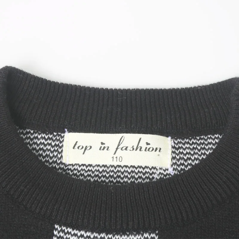 Children Grid Baby Grid Boys Sweater Autumn Winter Girls Kids Sweater Children Casual Boys Clothing 1-6 Year