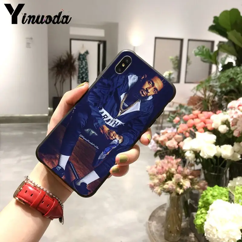 Yinuoda Рэппер Nipsey Hussle Coque Shell чехол для телефона Apple iPhone 8 7 6S Plus X XS MAX 5 5S SE XR 11pro max мобильный чехол - Цвет: A7