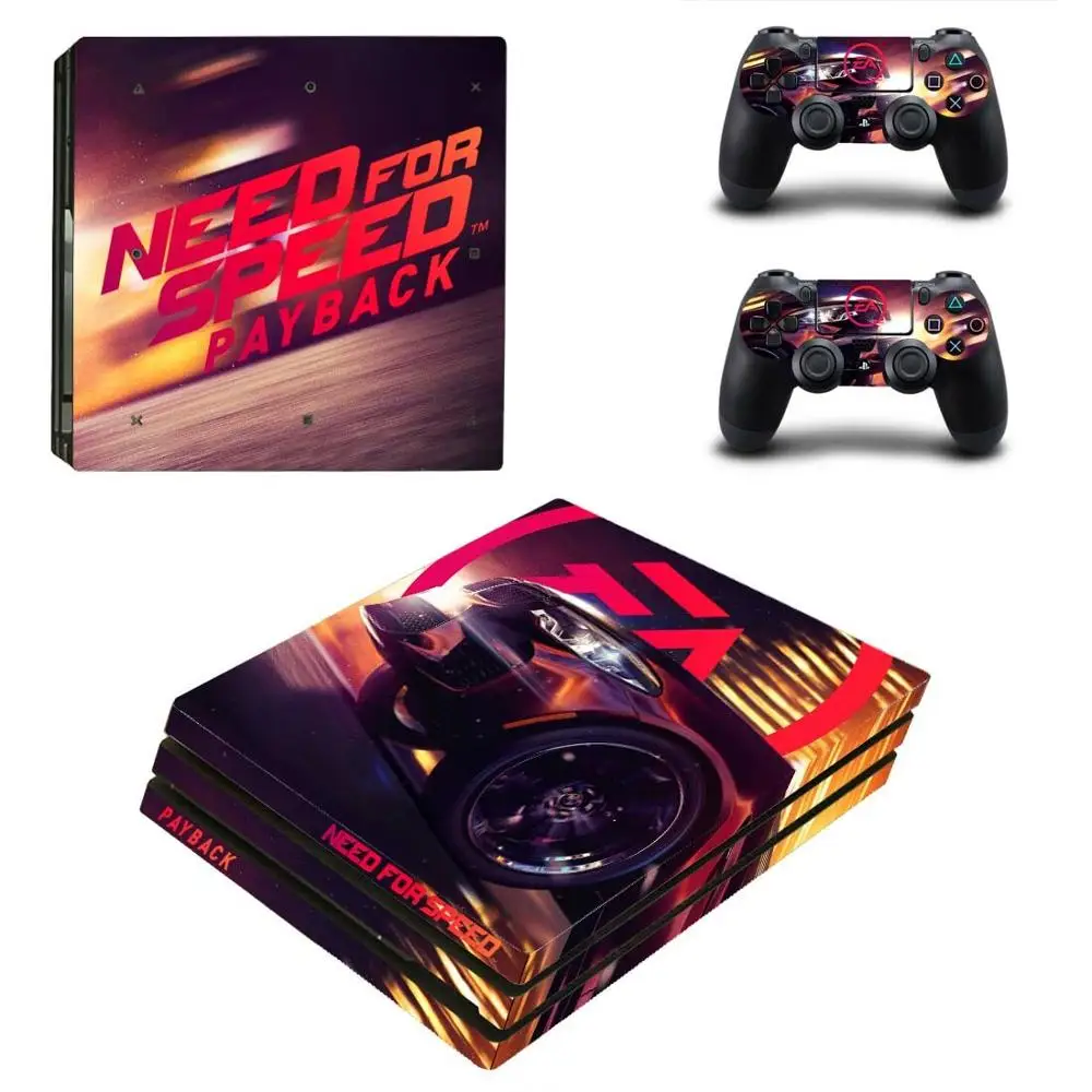 Need for speed NFP PS4 Pro стикер Play station 4 наклейки для кожи наклейки для playstation 4 PS4 Pro консоль и контроллер Скины Виниловые