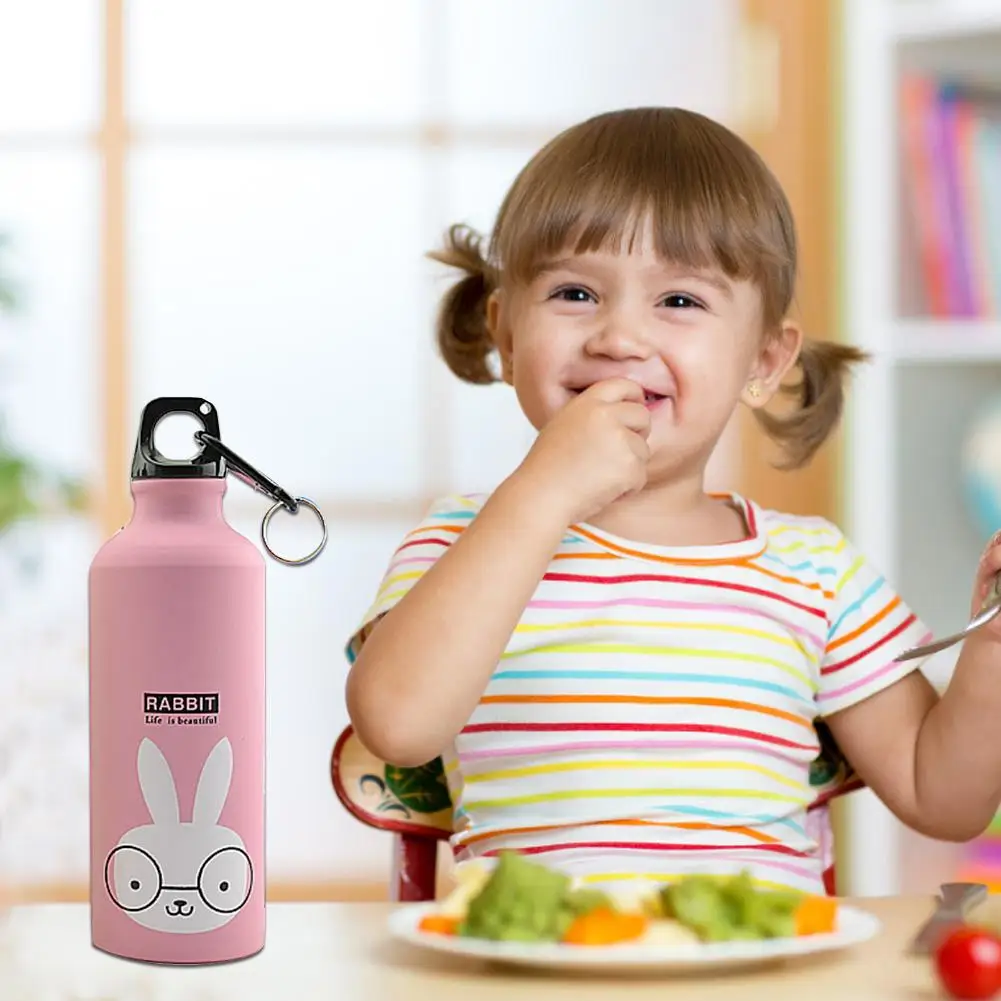 500ml Portable Bottle Animal Sports Aluminum Alloy Bottle For Camping Cycling Gym High Quality New Style
