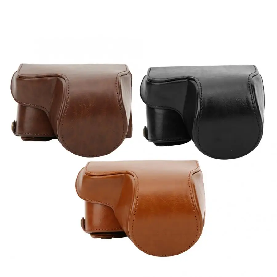 Portable Camera Equipment Case Removable Battery Case Protecting Bag with Shoulder Strap Suitable for Sony A6400 ILCE-a6400 EBTOOLS PU Leather Camera Bag for Sony Brown Portable Camera Equipment Case Removable Battery Case Protecting Bag with Shoulder Strap Suitable for Sony A6400 ILCE-a6400 EBTOOLS PU Leather Camera Bag for Sony Brown