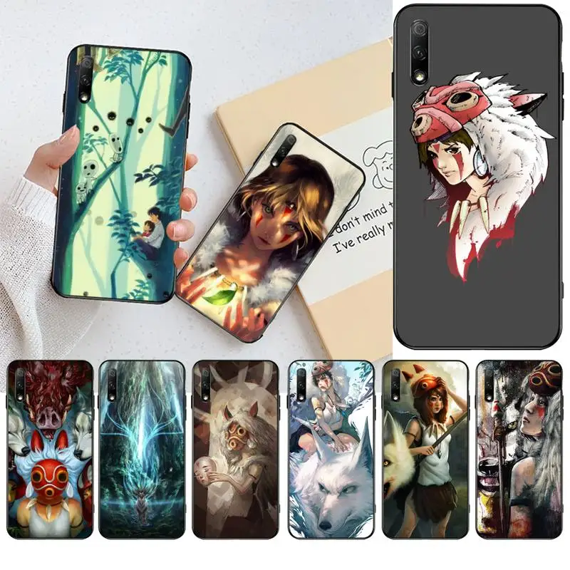 Принцесса Mononoke DIY Роскошный чехол для телефона Huawei Honor 30 20 10 9 8 8x 8c v30 Lite view pro |