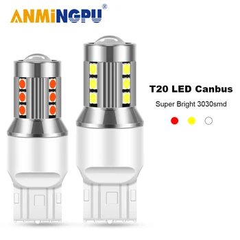 

ANMINGPU 2X Signal Lamp 3030SMD W21W T20 Led Canbus 7443 W21/5W 7440 Led 3156 P27W T25 3157 P27/7W Turn Signal Light Brake Light