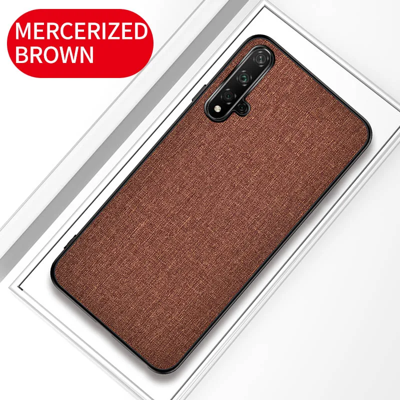 7 Тканевый текстурный чехол для huawei Y9 Prime Y7 P Smart Z P30 P20 Lite Pro Nova 5i 5 4 Honor 9X20 10i 8X 8C кожаный чехол - Цвет: 7