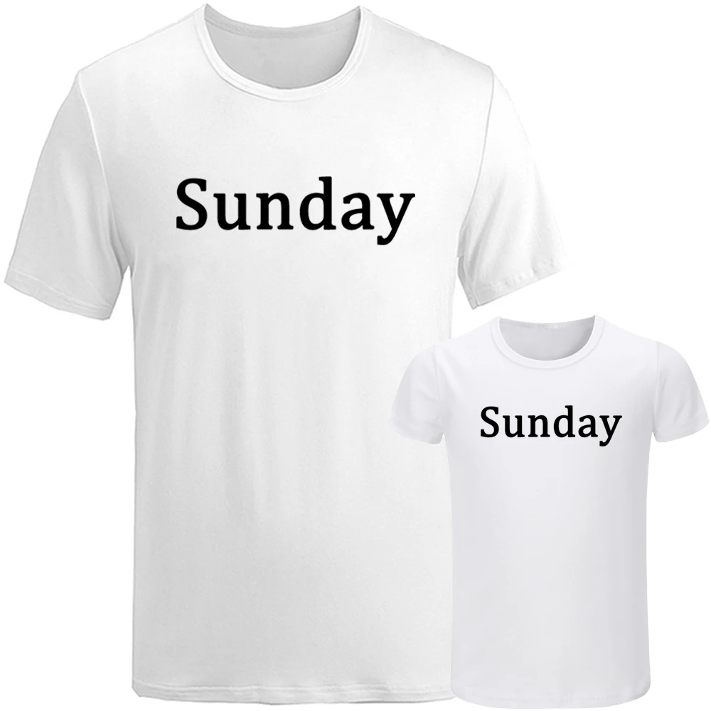 Enjoy Life Eat Sleep Game/комплект одинаковой одежды для всей семьи с надписью «OKAY Sunday» футболка с короткими рукавами для папы и сына, топы с принтом для мужчин и мальчиков, подарок - Цвет: JdRW2129D