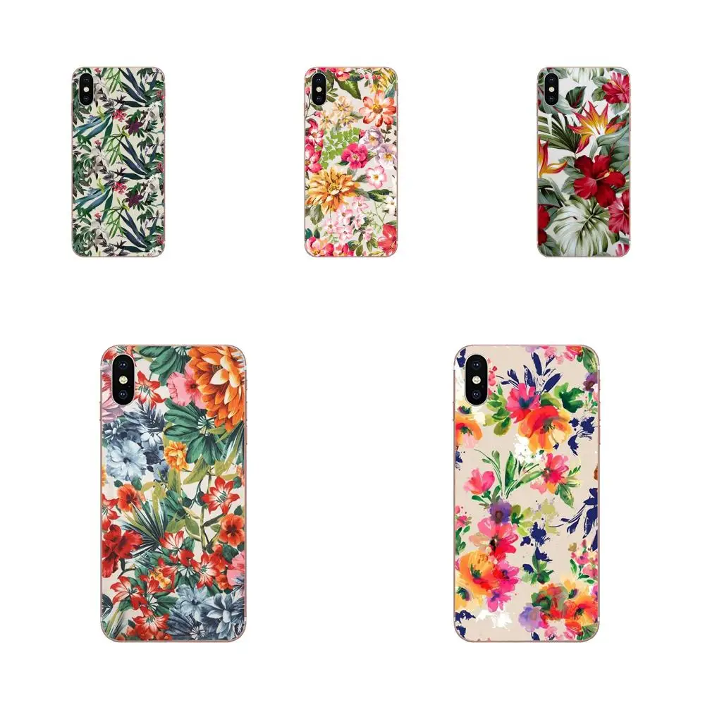 Для Apple iPhone 4 4S 5 5C 5S SE 6 6S 7 8 Plus X XS Max XR TPU Модный чехол с цветным листком | Мобильные
