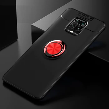 

30pcs/lot For Xiaomi Note 9 PRO Soft Plain Hiding Slim Invisible Ring Buckle Frosted TPU Gel Case For Xiaomi Note 9 PRO