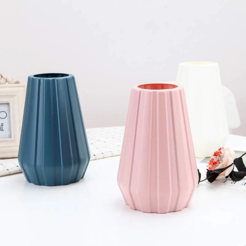 

1pc Plastic Vase Arrangement Flower Pot Flower Container Flower Vase Decoration Home Nordic Decoration Jardiniere