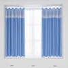 Blue Blackout Short Curtains For Living Room Bedroom Curtains For Kitchen Solid Curtains For The Room Window Treatments Drapes 1