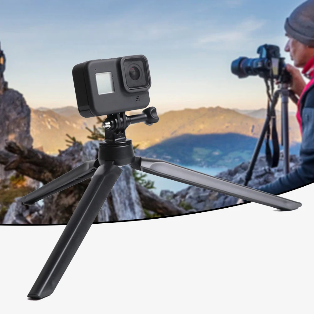 Для Go Pro Hero 5/6/7/8 мини штатив для селфи палка для селфи для рабочего стола микро кронштейн настольная подставка для телефона Mount SLR спортивные Камера палка для селфи