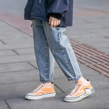 

Fashion Kids Girls Loose Harem Pants Teenage Girls Jeans Spring Autumn Cool Outfit