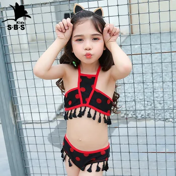 

Girl's Split Swimsuit Children's Girl Baby Cute Tassel Children's Swimsuit Sexy Beach Girls Bikini Toddler Girl Swimwear