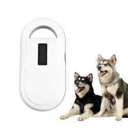 Scanner portable pour animaux de compagnie, lecteur de puces, transpondeur USB RFID, ISO11784/5 FDX B, pour chiens, chats, chevaux et poissons 