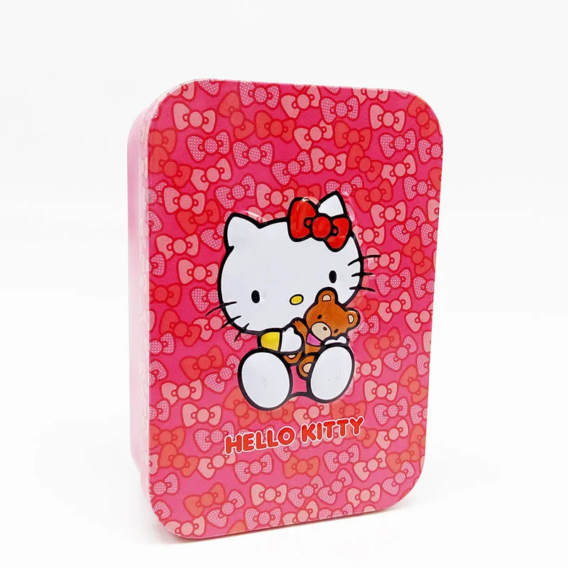 Hello kitty покер игральные карты жестяная коробка упаковка