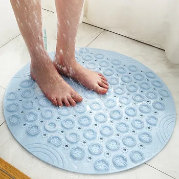 

50^Non-Slip Massage Pad for Bathroom Strong Suction Cup Floor Shower Mat 55X55CM