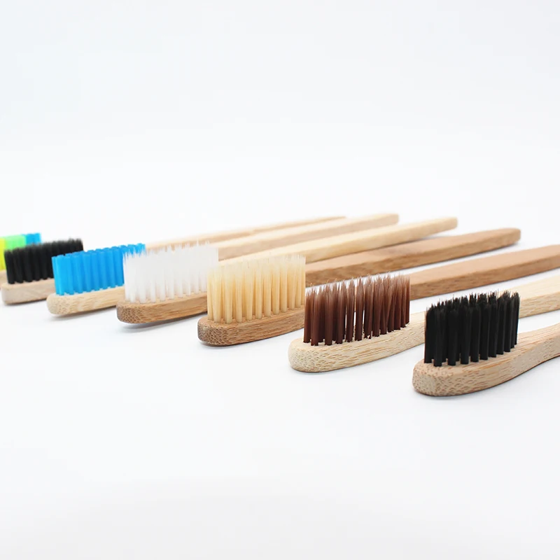 1 шт. cepillo de dientes ecológico de bambhou para la salud del carbón para el cuidado bucal
