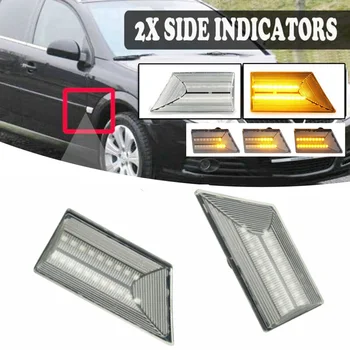 

Left&Right LED Replacement Side Marker Light Turn Signal ABS Plastic+LED