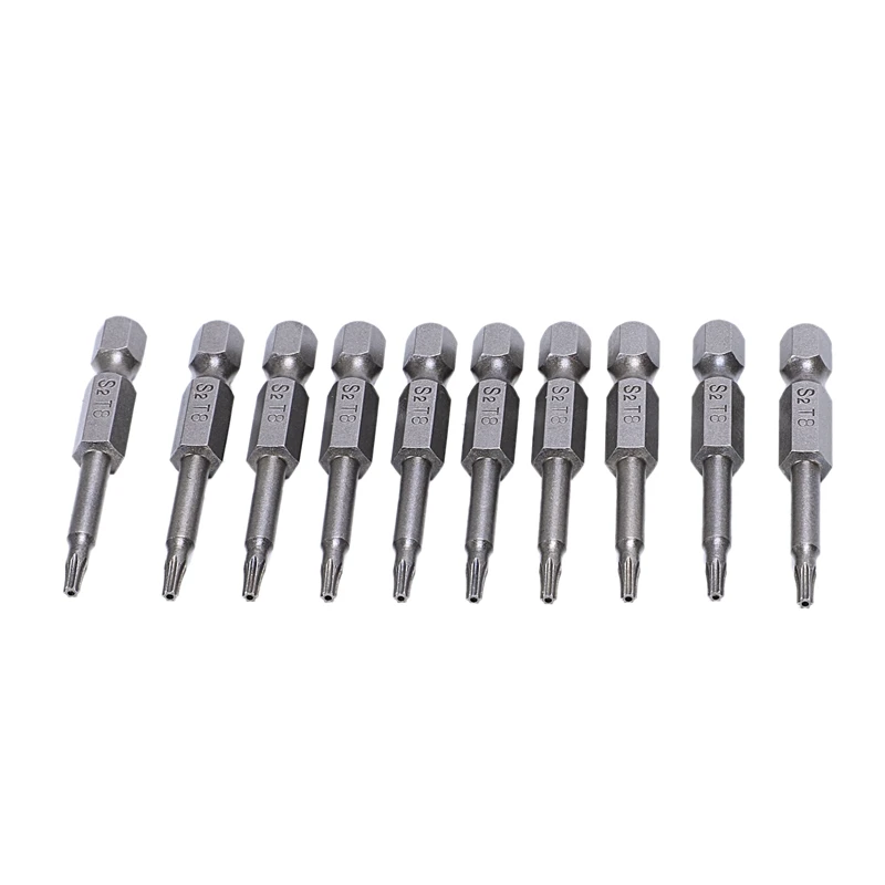 BMBY-50mm длина 2 мм точка T8 Тип Безопасности Torx отвертка бит 10 шт