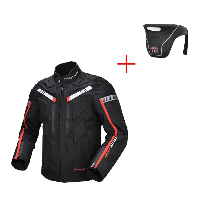 Winter Motorcycle Jacket Motorbike Riding Jacket Windproof Motorcycle Full Body Protective Gear Armor Autumn Moto Clothing - Цвет: 02B and protection