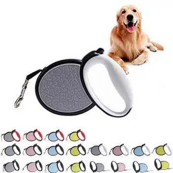 

3/4/5m Pet Automatic Telescopic Tractor Retractable Dog Leash Chain Pet Leash Pet Dog Traction Rope Walk Extending Lead FPing
