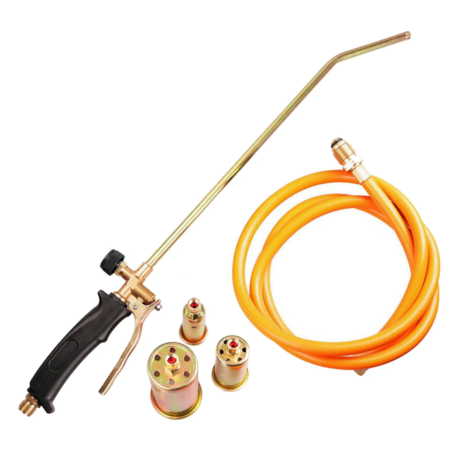 Propane Gas Welding Torch Killer Grass Shrub Garden Kill Burner Kit Propane Torch with 150cm Extension Hose