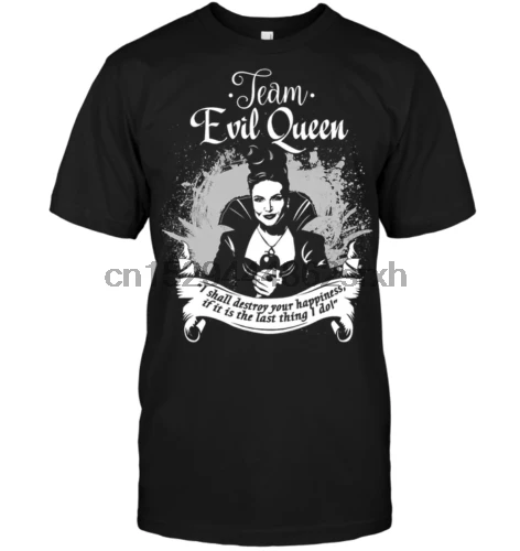 Once Upon A Time команды зло Queen черная футболка Регина Миллс|Футболки| |