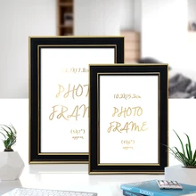 Valery Madelyn Simple Photo Frame 6/7 Inch Black Color Plexiglass Picture Frame For Wall Table Decoration Frame for Living Room