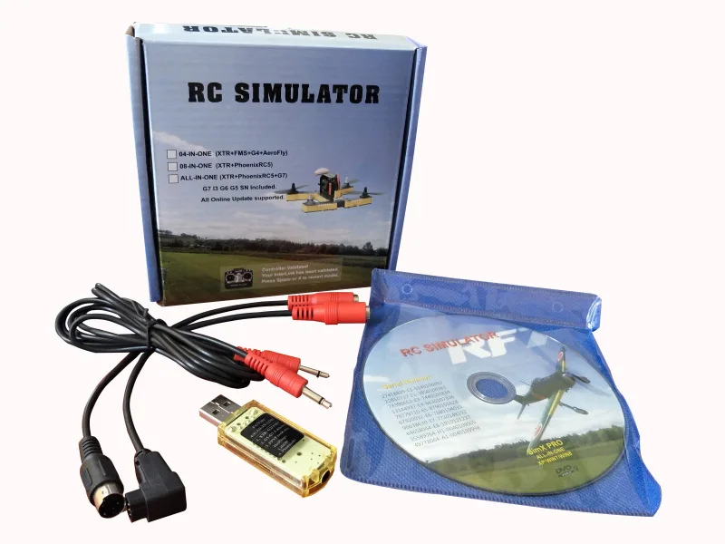 Модернизированный 22 в 1 симулятор 22в1 RC USB Flight Simulator кабель Поддержка Realflight G7 Phoenix 5 0