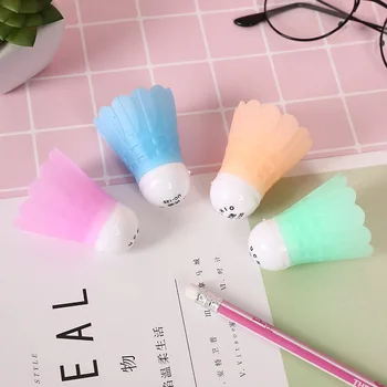 

1pcs Creative Novelty Badminton Pencil Sharpener Cutter Knife Kawaii Student Stationery Promotional Gift Kids Prizes