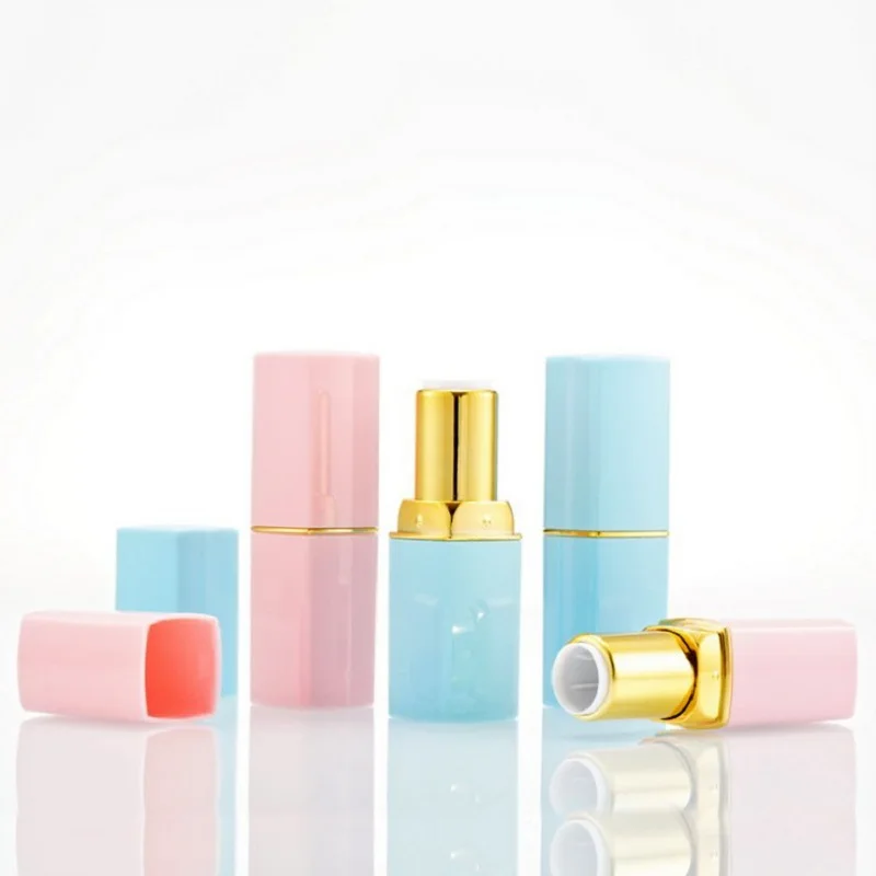 

High-grade Empty Plastic Pink Green Lip Balm Tube Clear 12.1 MM Lip Gloss tube Container Packaging Material Vendor 20pcs/lot