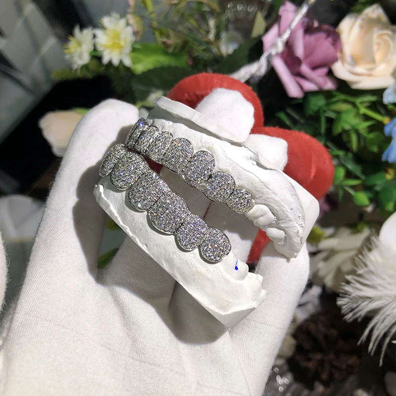 Moissanite Diamond Teeth Diamond Grill Luxury Canary Yellow