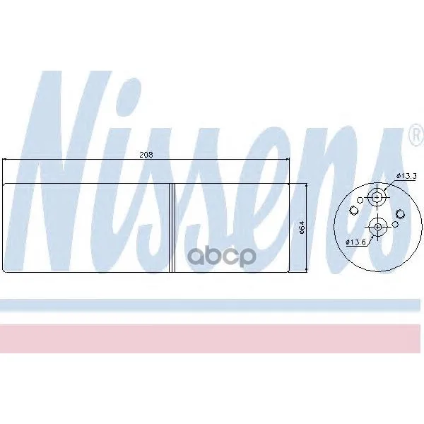 Осушитель Кондиционера Mb W220/ Sprinter 2.2-5.5 98-06 Nissens 95231 Nissens арт. 95231