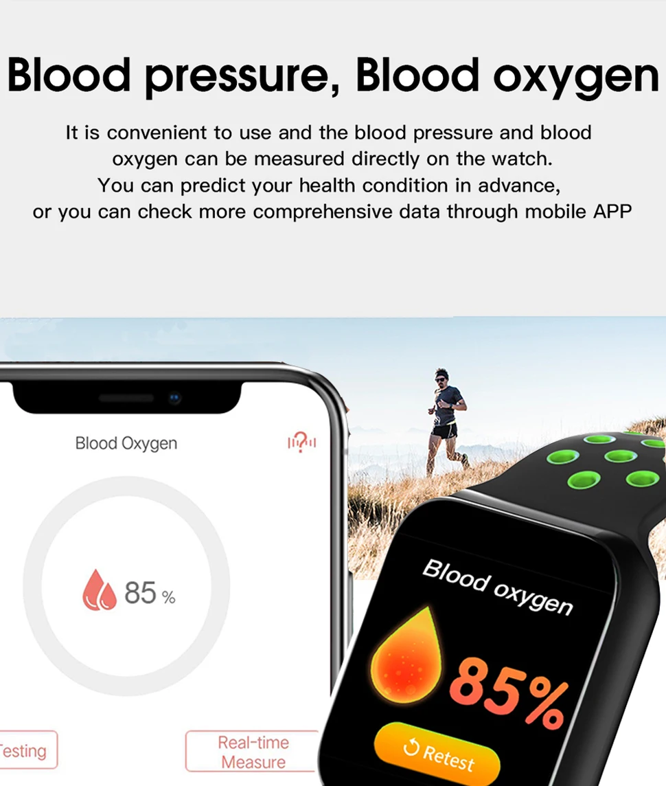 Hamswan F9 спортивные Смарт-часы для мужчин и женщин монитор сердечного ритма кровяное давление Шагомер фитнес водонепроницаемые Смарт-часы PK B57 S226 p70