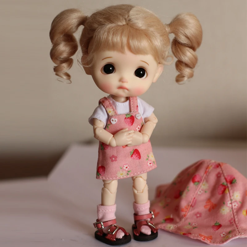 Stodoll Poupee De Maquillage 1 18bjd Poupee Entiere Tete De Bebe Perruque Corps Chaussures Vetements Cadeau De Noel Ob11 Aliexpress