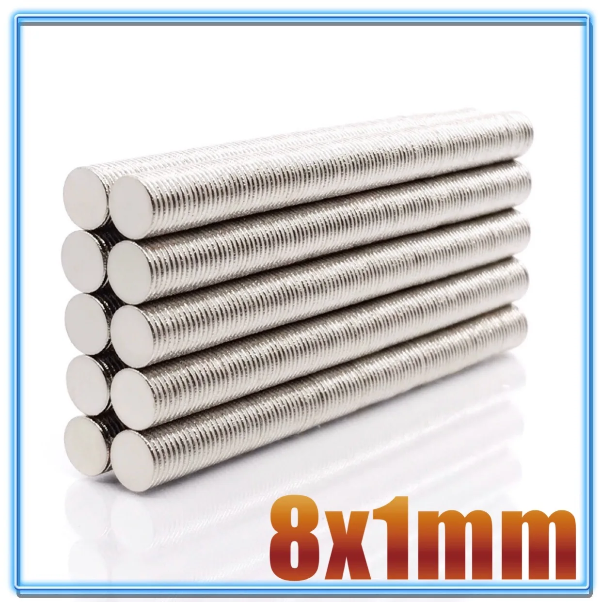 10/50/100/200/500 Pcs 8x1 Neodymium Magnet 8mm x 1mm N35 NdFeB Round Super Powerful Strong Permanent Magnetic Disc 8*1,round magnets,neodymium magnets