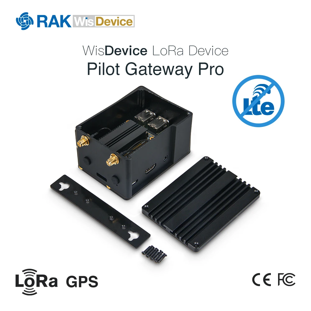 RAK7243 пилот шлюз Raspberry Pi3 конвертер плата LoRaWan шлюз модуль SX1301 gps Lora антенна с полным корпусом Q199