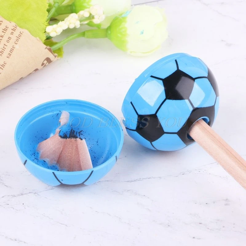 Soccer Ball Pencil Sharpener Creative Football Shape School Supplies Stationary