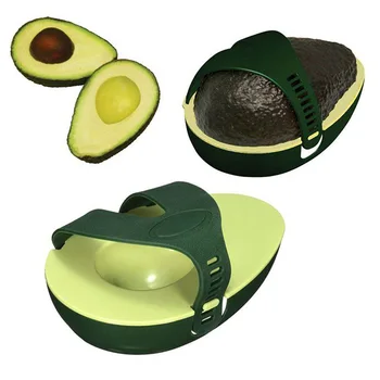 

Fresh Half Avocado Storage Box Plastic Food Storage Container Fresh-Keeping Box Refrigerator Organizer Containers Food Storage