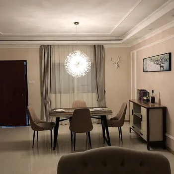 

JAXLONG Nordic Pendant Lamp Dandelion Decor Restaurant Pendant Lights Creative Living Room Bedroom Lamp Warm Light LED Lighting