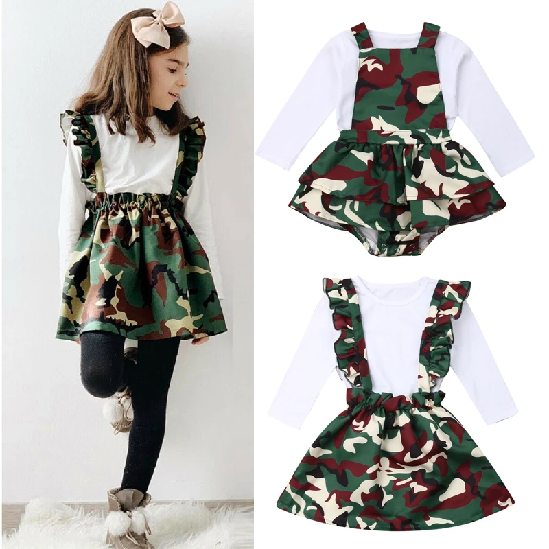 Camo dress for little girl Clearance