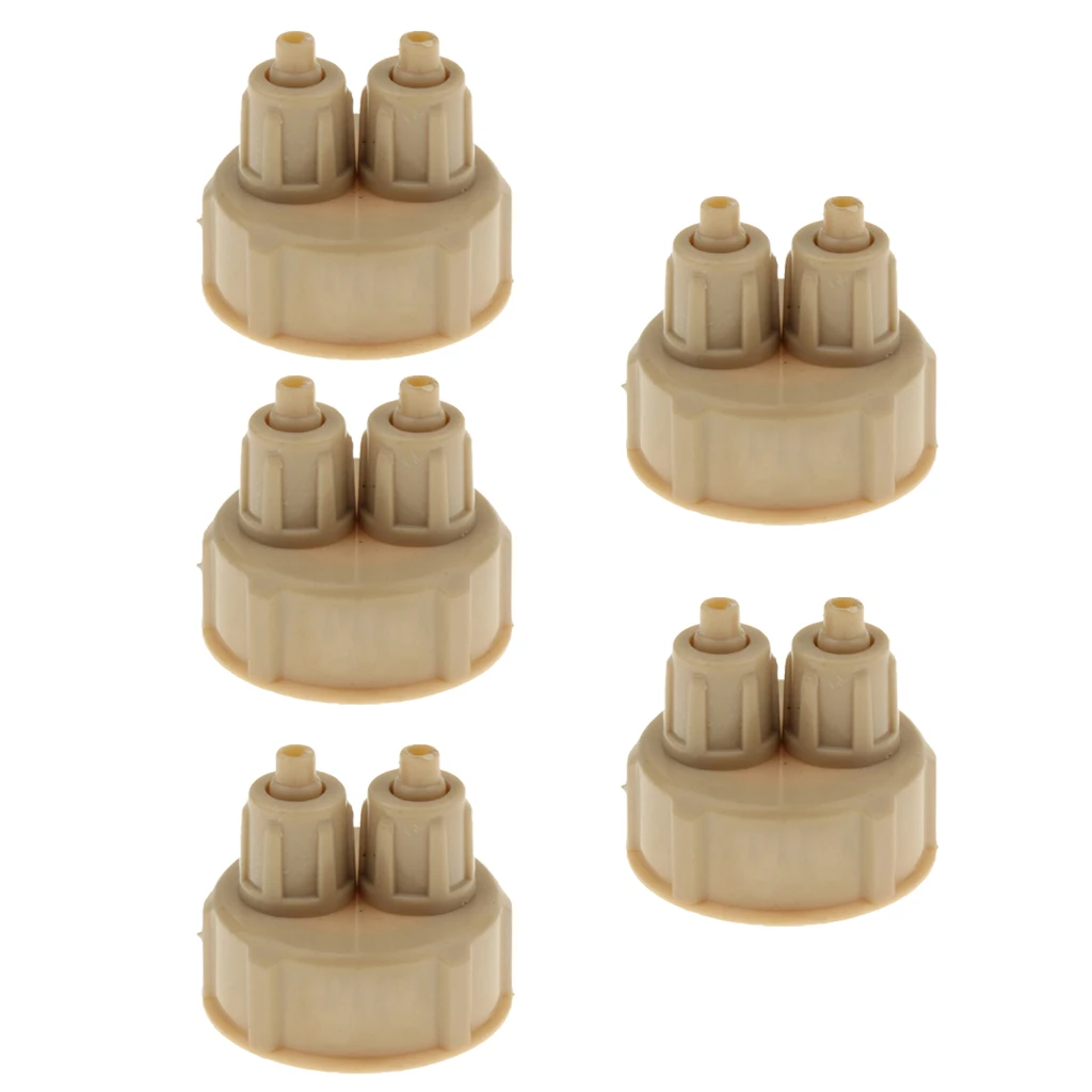Pack of 5 DIY Aquarium Planted Tank CO2 System kit Bottle Cap - 3.3x3cm