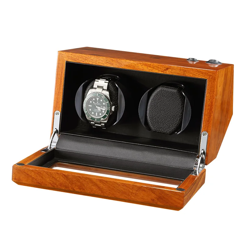 Супер качество коробки для хранения часов твердой древесины цвет современный дизайн автоматические часы коробка моталки