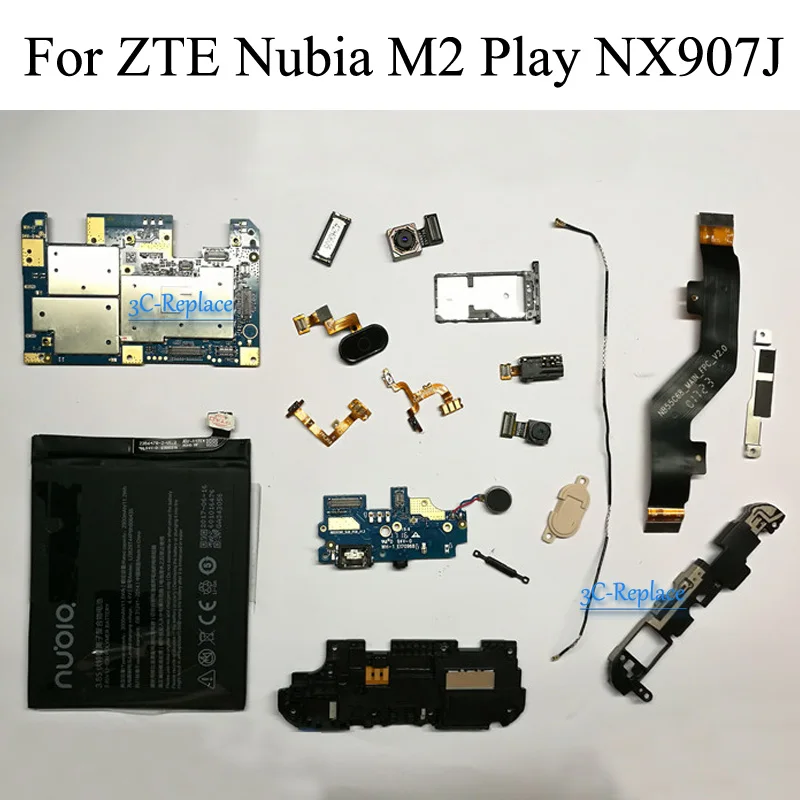 Для ZTE Nubia M2 играть NX907J Usb гибкая материнская плата кабель Громкая связь вкл/выкл