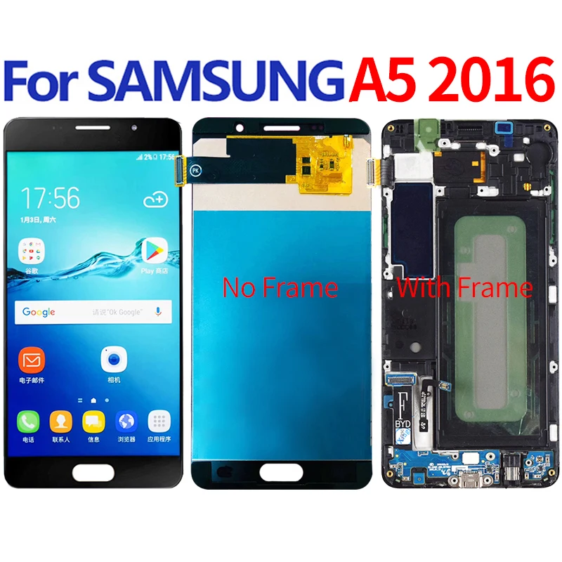 ЖК дисплей с сенсорным экраном и дигитайзером в сборе для SAMSUNG Galaxy A5 2016 A510 A510FD A510F