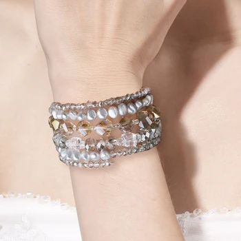

FENASY 925 Sterling Silver Sparkling Strand Bracelet Women Link Tennis Bracelet Silver Jewelry CZ Jewelry For Women Wedding