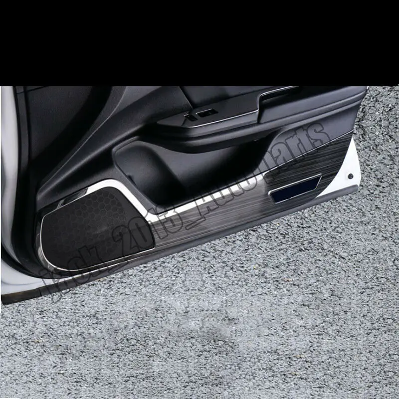 Автомобильные модификации, автомобильные аксессуары для Honda Civic-, автомобильная дверь, защита от ударов, ремонт крышки, отделка из нержавеющей стали, 4 шт