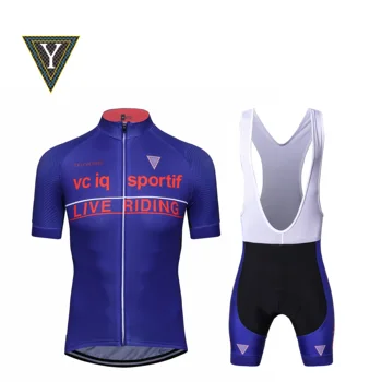 

2019 cycling suit suit men's short-sleeved cycling suit summer shorts cycling suit mountain bike clothing