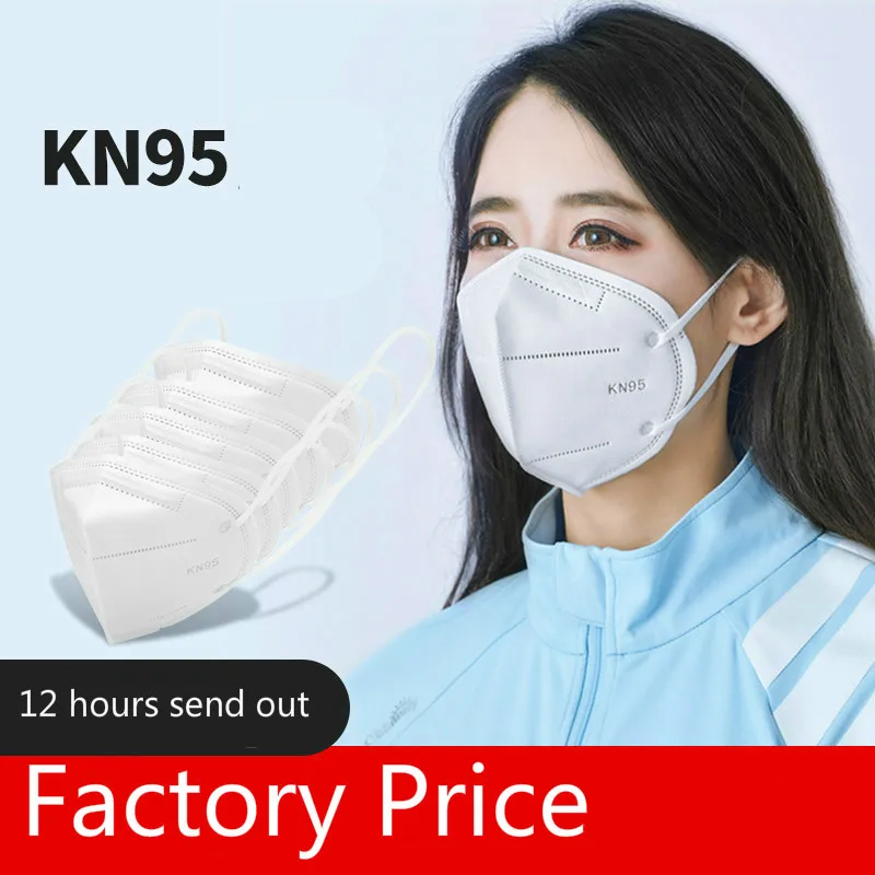 

6 Layers Mouth Mask Antivirus Flu Anti Infection KN95 N95 Masks Respirator PM2.5 Protective Proof Flu Face Masks Care Filter