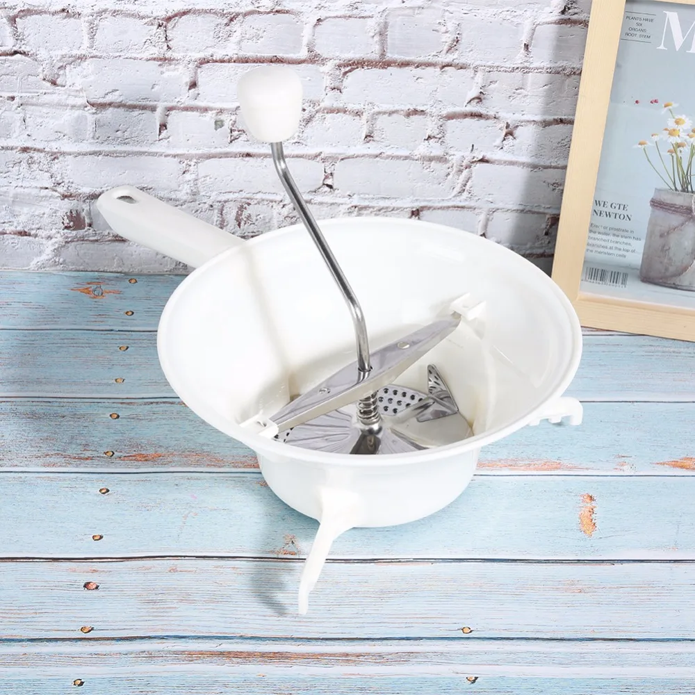 Multifunctional Manual Food Grinder Rustproof Salad Vegetable Fruit Mixer Cheese Thinner Blender Kitchen Gadget Cooking Tools
