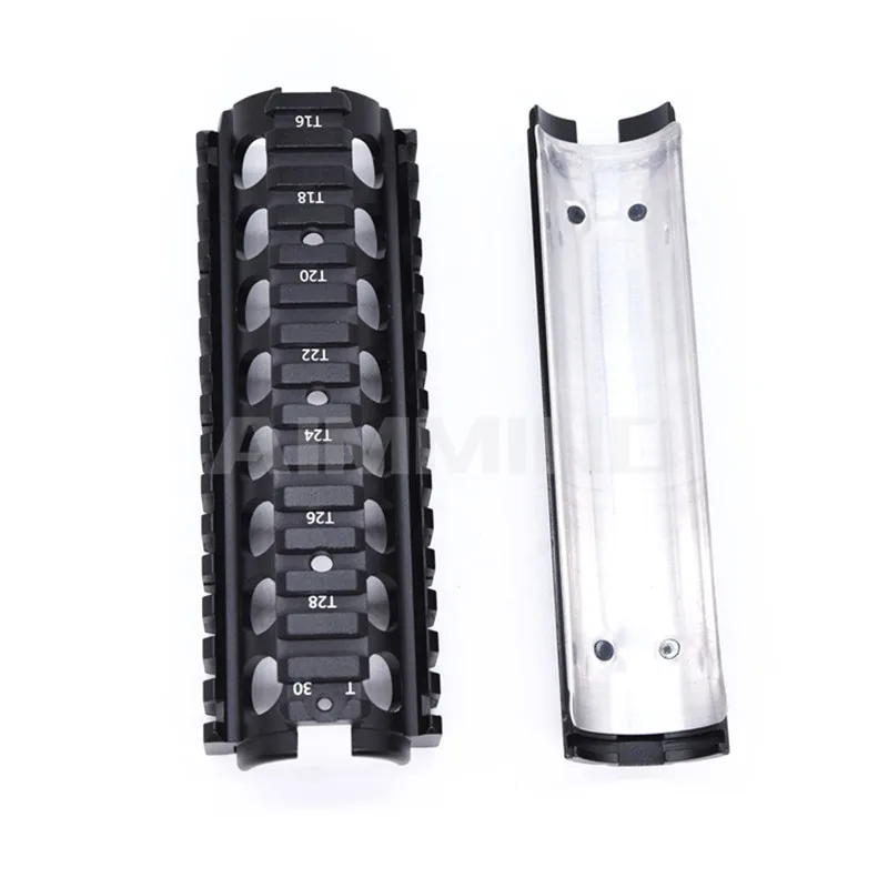 M16 страйкбол AEG RIS Handguard 6,7 дюймов CNC Picatinny Quad Rails Handguard 20 мм 4 рельсовая система крепления